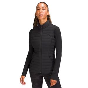 NWOT LULULEMON Pack It Down Black Goose Down Pufffer Vest Jacket Size 6